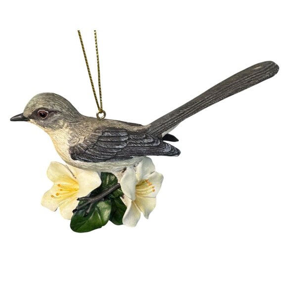 Danbury Mint 12 Bird Ornaments In Divided Storage Box 3" Tags & Story Cards - Picture 6 of 14